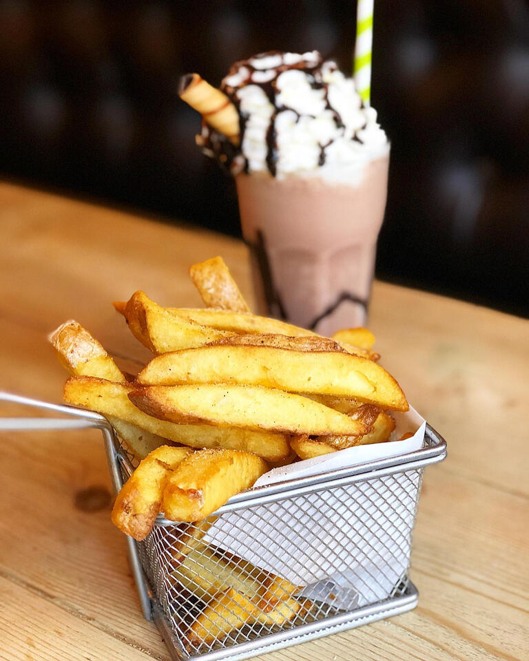 Farm Fresh Burgers & Shakes Food Photo